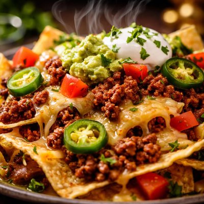 Image of Ground Beef Nachos Supper