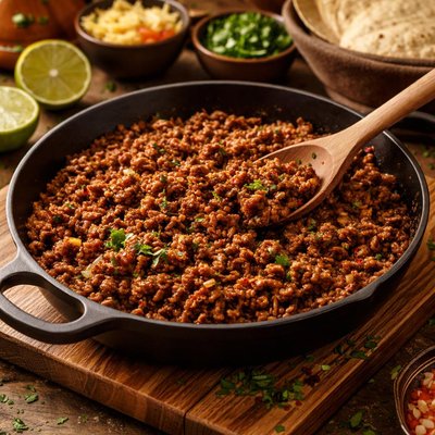Image of Carne Molida con Sazón de Tacos