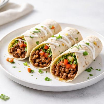 Image of Ground Beef Wrap Ups