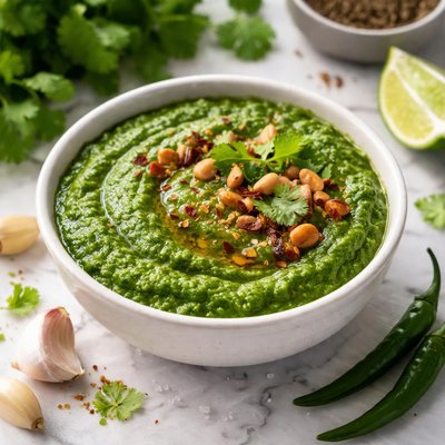 Image of Ground Cilantro Coriander Chutney