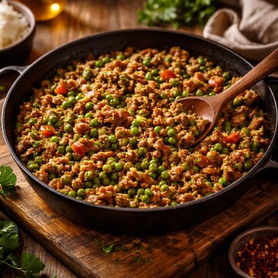Image of Ground Lamb with Peas