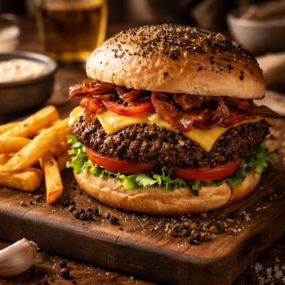 Image of Ground Peppercorn Burger