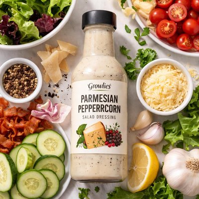 Image of Growlies Parmesan Peppercorn Salad Dressing