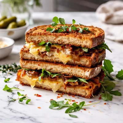 Image of Grown Up Grilled Cheese Sandwich