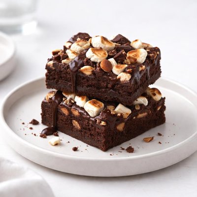 Image of Grown Up Rocky Road Brownies
