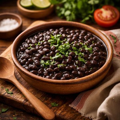 Image of Guatemalan Style Black Beans