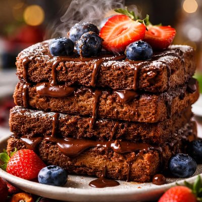 Image of Guilt Free Chocolate French Toast