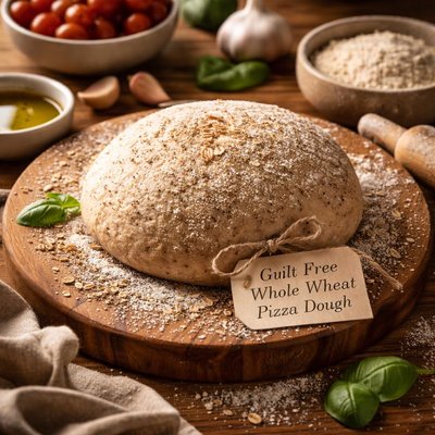 Image of Guilt Free Whole Wheat Pizza Dough