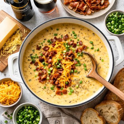 Image of Guinness and Cheese Soup