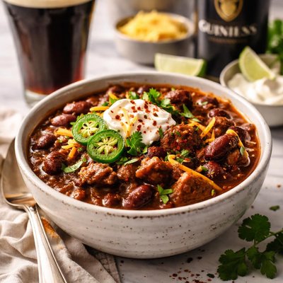 Image of Guinness and Filet Mignon Chili
