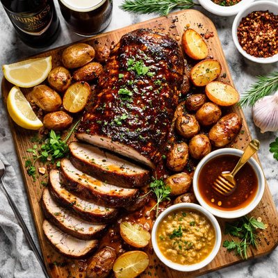 Image of Guinness Honey Glazed Pork Loin