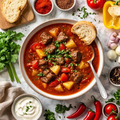 Image of Gulaschsuppe Goulash Soup
