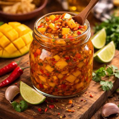 Image of Guyanese Mango Fire Relish
