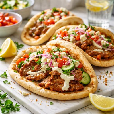 Image of Gyro Style Pork Sandwiches
