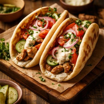Image of Vegetarian Gyros Pita