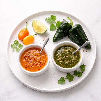 Image of Habanero and Poblano Hot Sauce