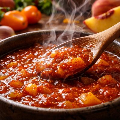 Image of Habanero Peach Bbq Sauce