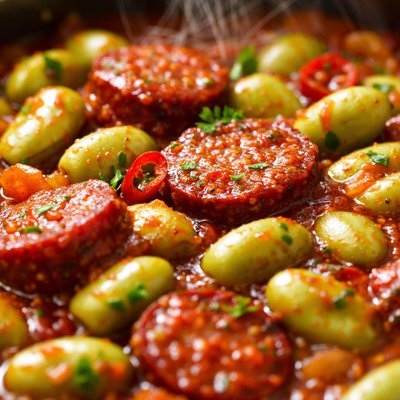 Image of Habas Con Chorizo Spanish Chorizo with Broad Beans