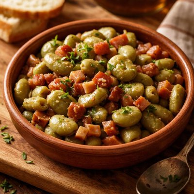 Image of Habas Con Jamn Broad Beans with Ham Spain