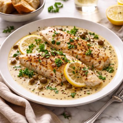 Image of Haddock in Mustard Sauce