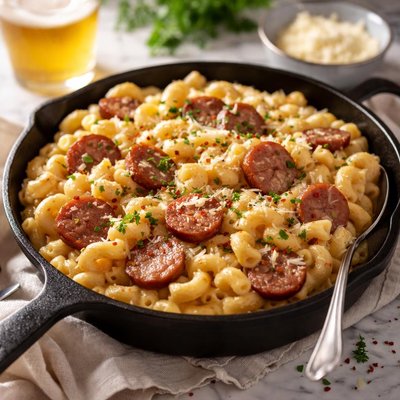 Image of Half Time Sausage Mac and Cheese