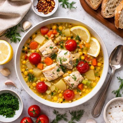 Image of Halibut Soup