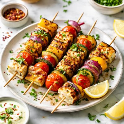 Image of Halloumi Kebabs