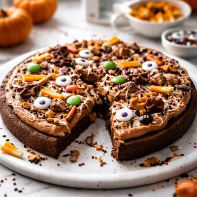 Image of Halloween Brownie Pizza
