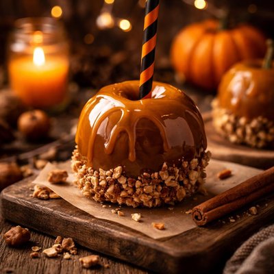 Image of Halloween Caramel Apple