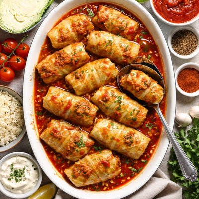 Image of Halupki Stuffed Cabbage Rolls