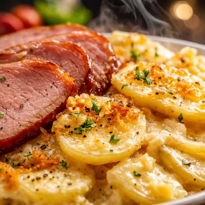 Image of Ham and Au Gratin Potatoes