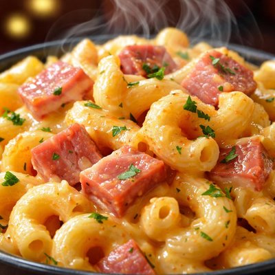 Image of Ham and Cheddar Cheese Macaroni