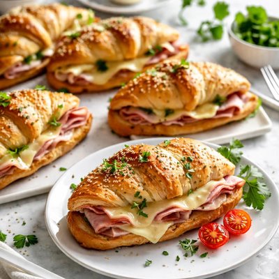 Image of Ham and Cheese Crescent Sandwiches