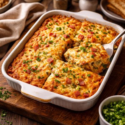 Image of Ham and Cheese Omelet Bake