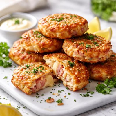 Image of Ham and Cheese Patties
