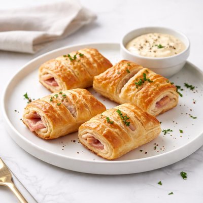 Image of Ham and Cheese Puffs