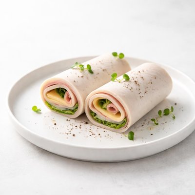 Image of Vegan Ham and Cheese Roll