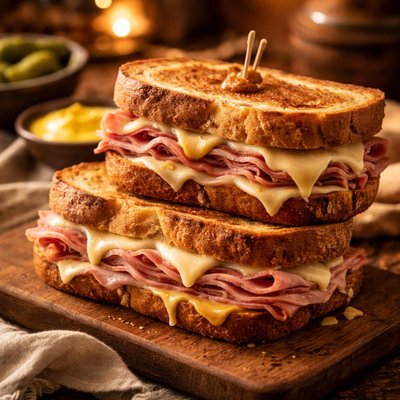 Image of Ham and Cheese Sandwiches