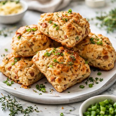 Image of Ham and Cheese Scones