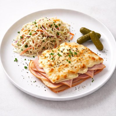 Image of Ham and Cheese with Coleslaw