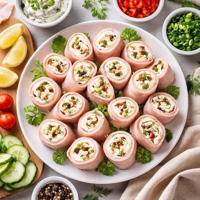 Image of Ham and Cream Cheese Rollups