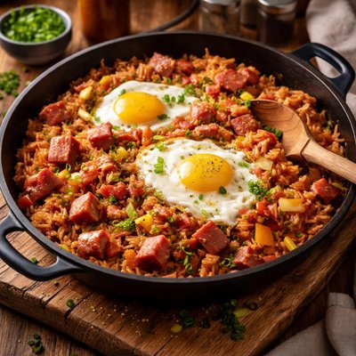 Image of Ham and Egg Jambalaya