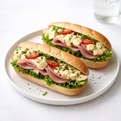 Image of Ham and Egg Salad Subs