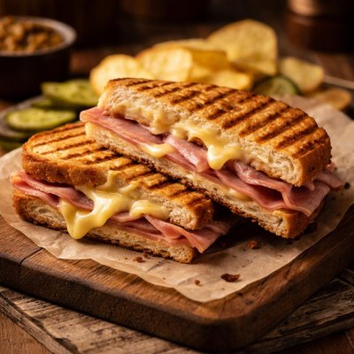 Image of Ham and Gouda Panini
