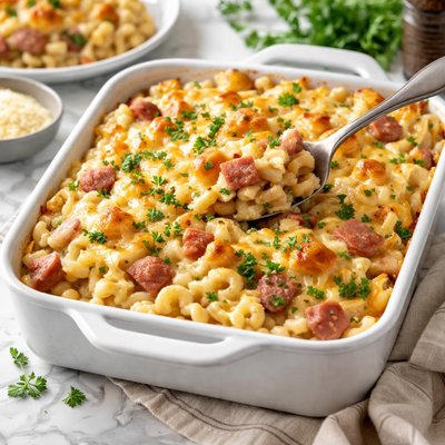 Image of Ham and Macaroni Casserole