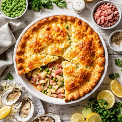 Image of Ham and Oyster Pie