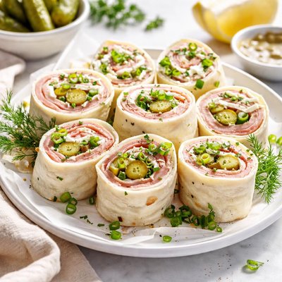 Image of Ham and Pickle Wraps
