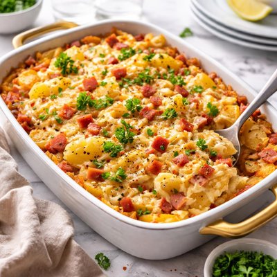 Image of Ham and Potato Bake