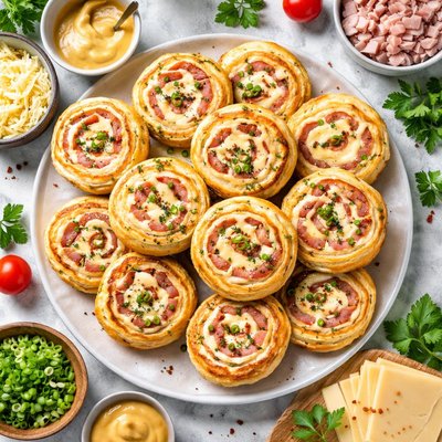 Image of Ham and Swiss Double Pinwheels Pillsbury