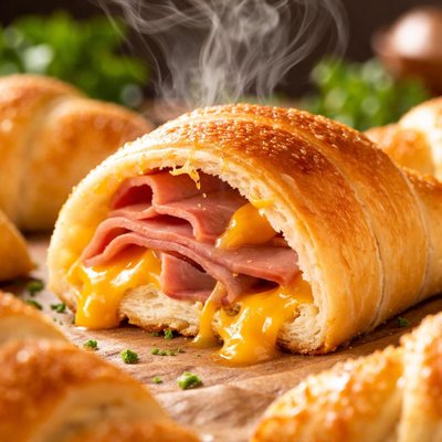 Image of Ham Cheddar Crescents